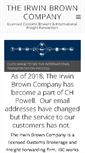 Mobile Screenshot of ibrown.com